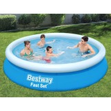 Bestway zwembad - opblaas zwembad - rond - 366 x 76 cm - blauw