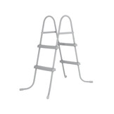 Zwembad trap - Bestway - 84 cm hoog - antislip treden - grijs