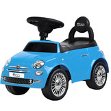 Loopauto 1 jaar - Fiat 500 - met geluid - 60x28x38 cm - blauw