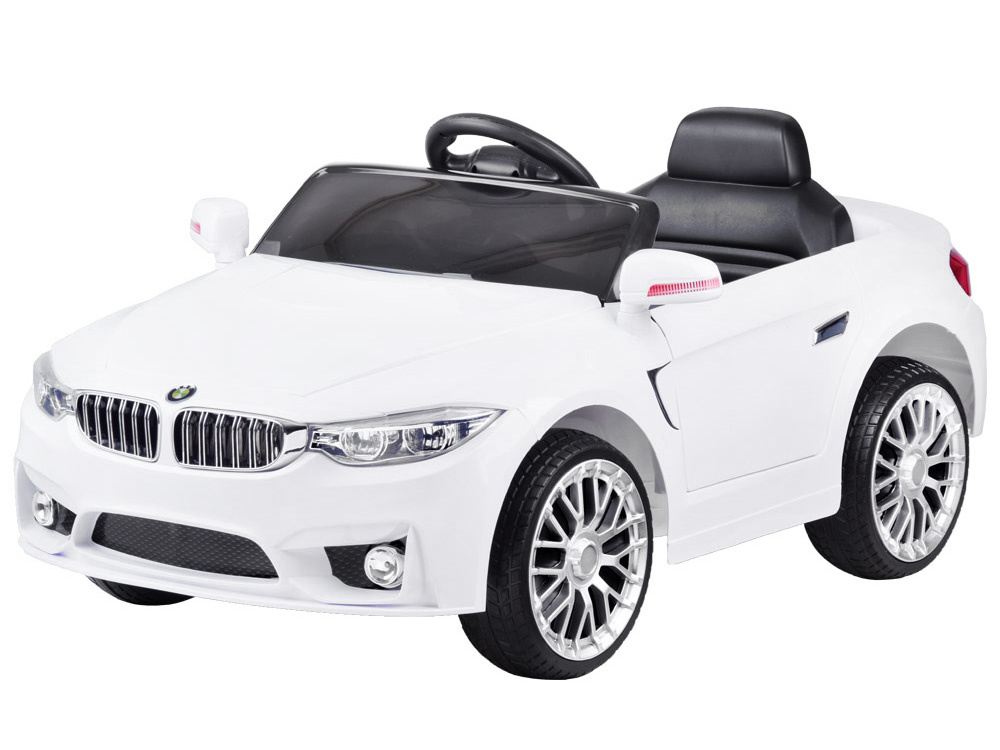Elektrische kinderauto - accuauto - 2x12V - 3 snelheden - wit