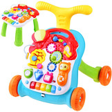 Loopwagen baby - baby walker en activiteitentafel - multikleur