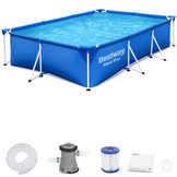 Bestway zwembad - opzetzwembad - 300x201x66cm - blauw