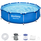 Bestway zwembad - Steel Pro - opzetzwembad - 305x76cm - blauw