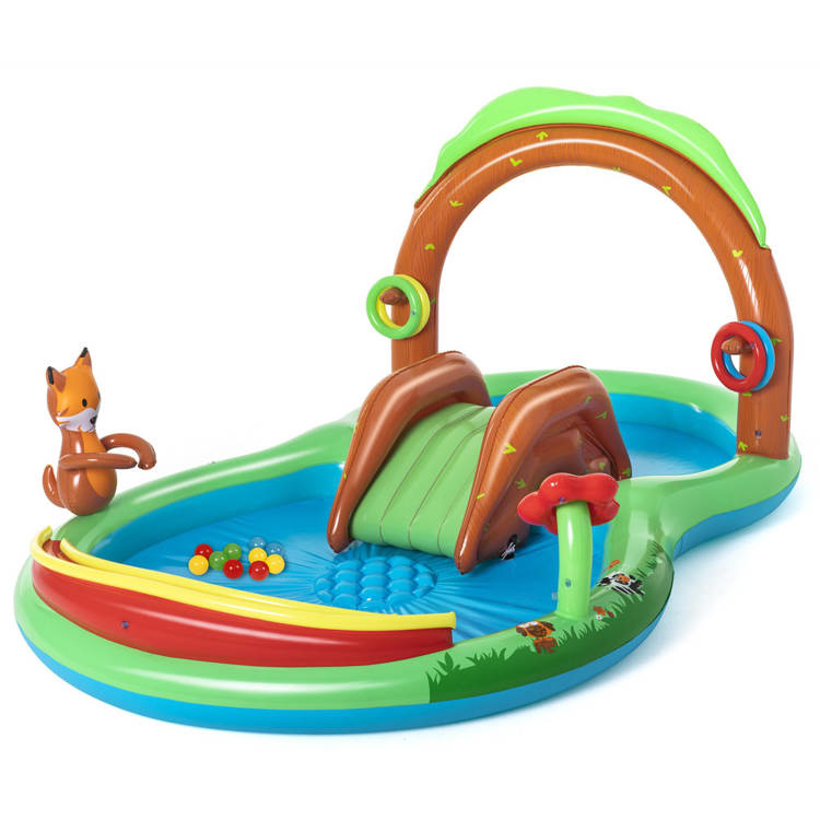 Kinderzwembad - met glijbaan - 295x199x130 cm - Bestway Forest