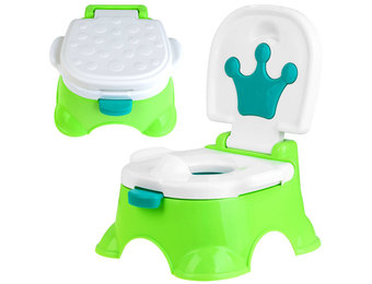 Potje kind - en opstapje - 2-in-1 - met muziek - groen