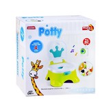 Potje kind - en opstapje - 2-in-1 - met muziek - groen