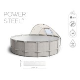 Bestway zwembad - compleet met zonnescherm - ⌀396x107cm - rotan