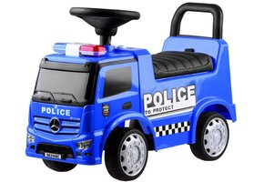 Loopauto - 1 jaar - Mercedes - 62x27,5x44 cm - politie - blauw