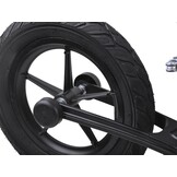 Loopfiets - 2 jaar - luchtbanden - lichtgewicht - rood, zwart