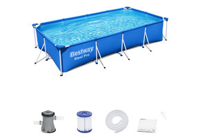 Bestway zwembad - opzetzwembad - 400x211x81cm - blauw
