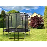 Trampoline met net - 304 cm - 10FT - tot 150 kg -  zwart