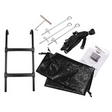 Trampoline met net - 304 cm - 10FT - tot 150 kg -  zwart