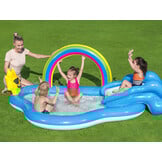 Kinderzwembad - met glijbaan - 57x145x91 cm - Bestway Rainbow'