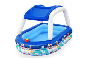 Kinderzwembad met zonnedak - Bestway - Sea Captain - 213x155 cm
