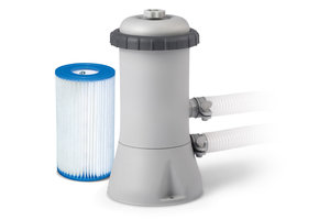 Intex zwembad filterpomp - 2006L per uur - papieren filter - grijs