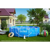 Intex opzetzwembad - 305cmx76cm - incl filterpomp - blauw