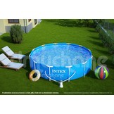 Intex opzetzwembad - 305cmx76cm - incl filterpomp - blauw