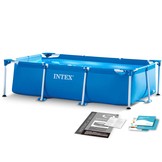 Intex opzetzwembad - 200x305x75cm - PVC - blauw