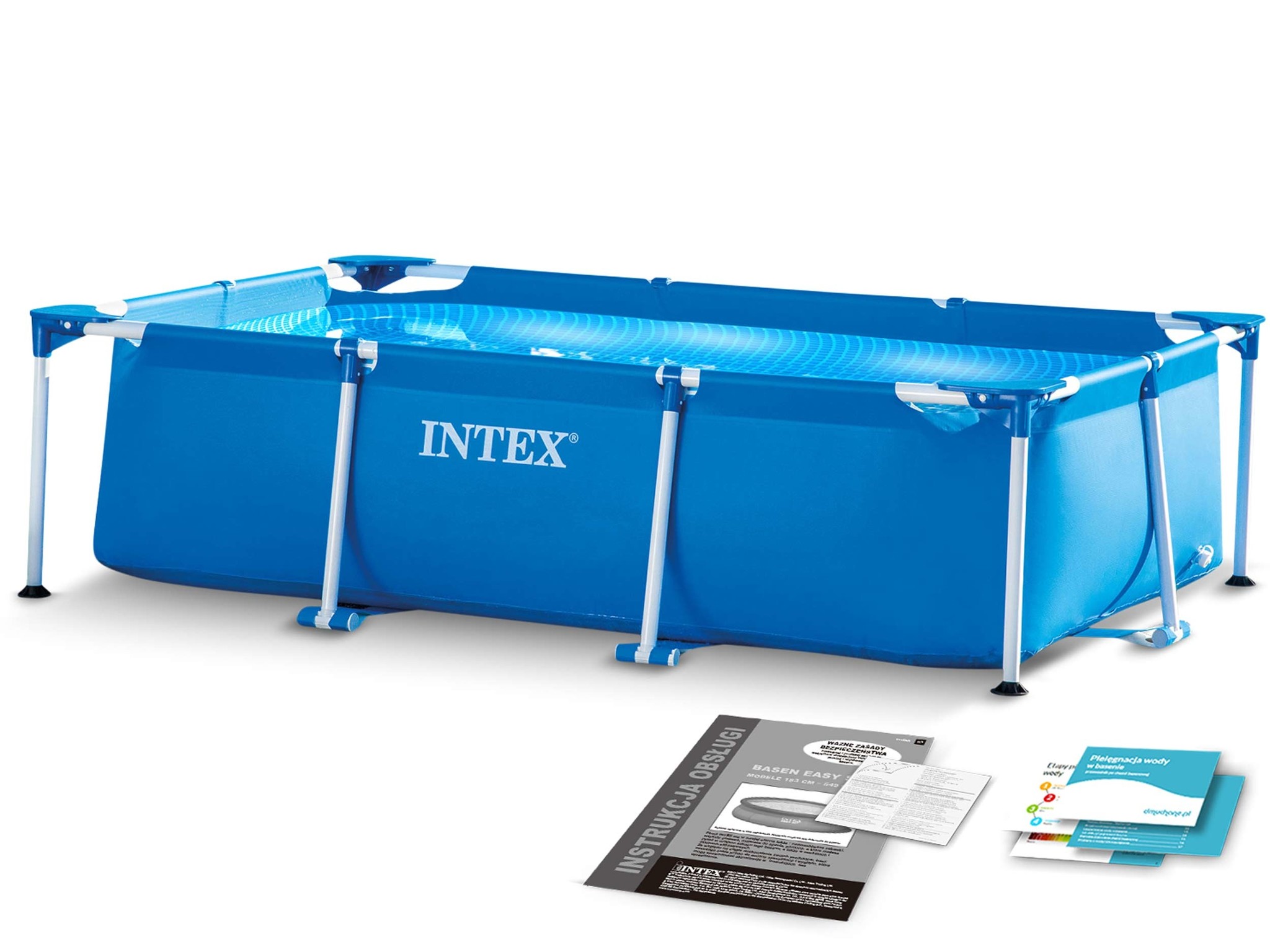 Intex opzetzwembad - 200x305x75cm - PVC - blauw