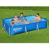 Bestway opzetzwembad - 300x201x66cm - incl reparatiekit - blauw