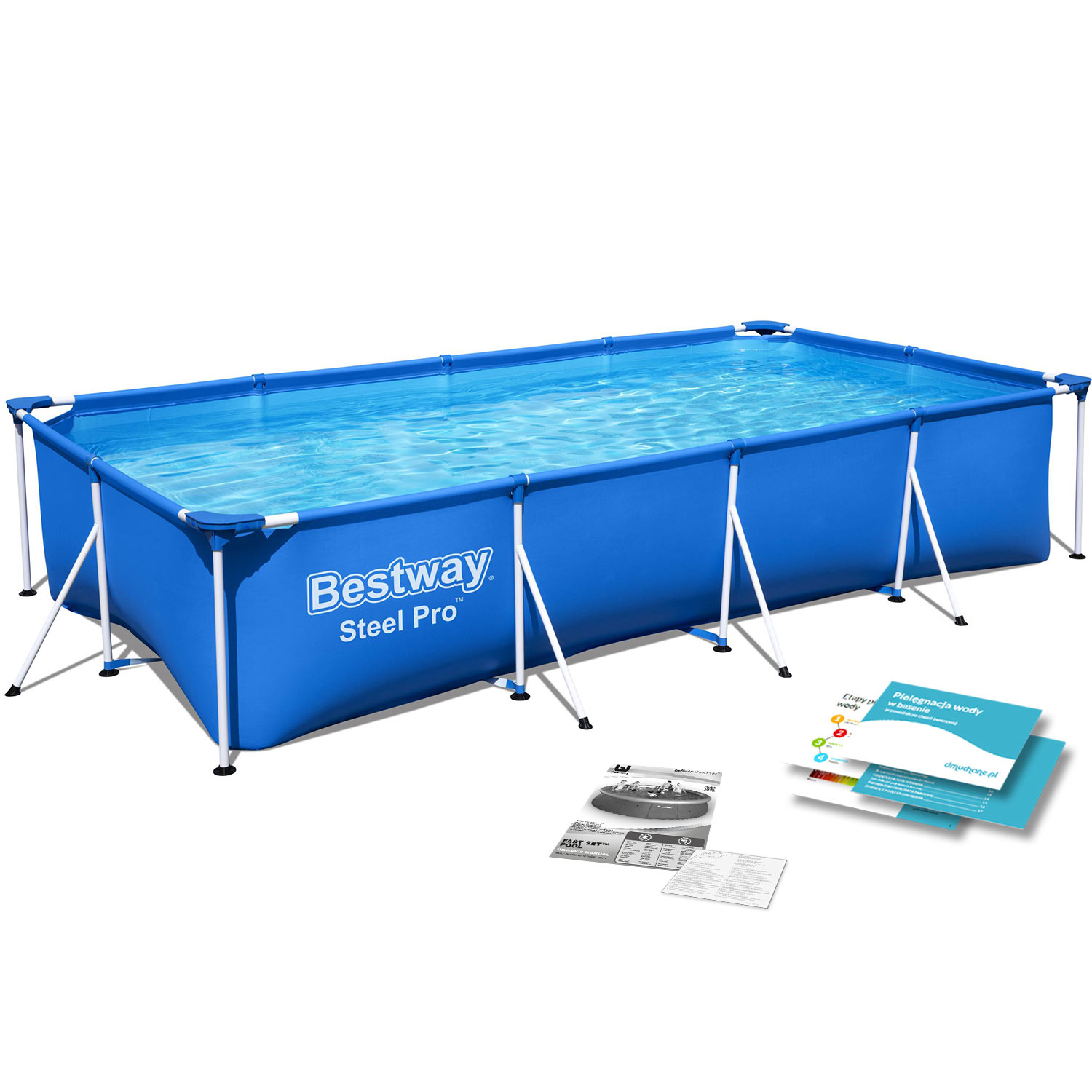 Bestway opzetzwembad - 400x211x81 cm - incl reparatiekit