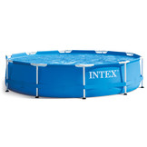 Intex opzetzwembad - 305x76 cm - PVC - blauw