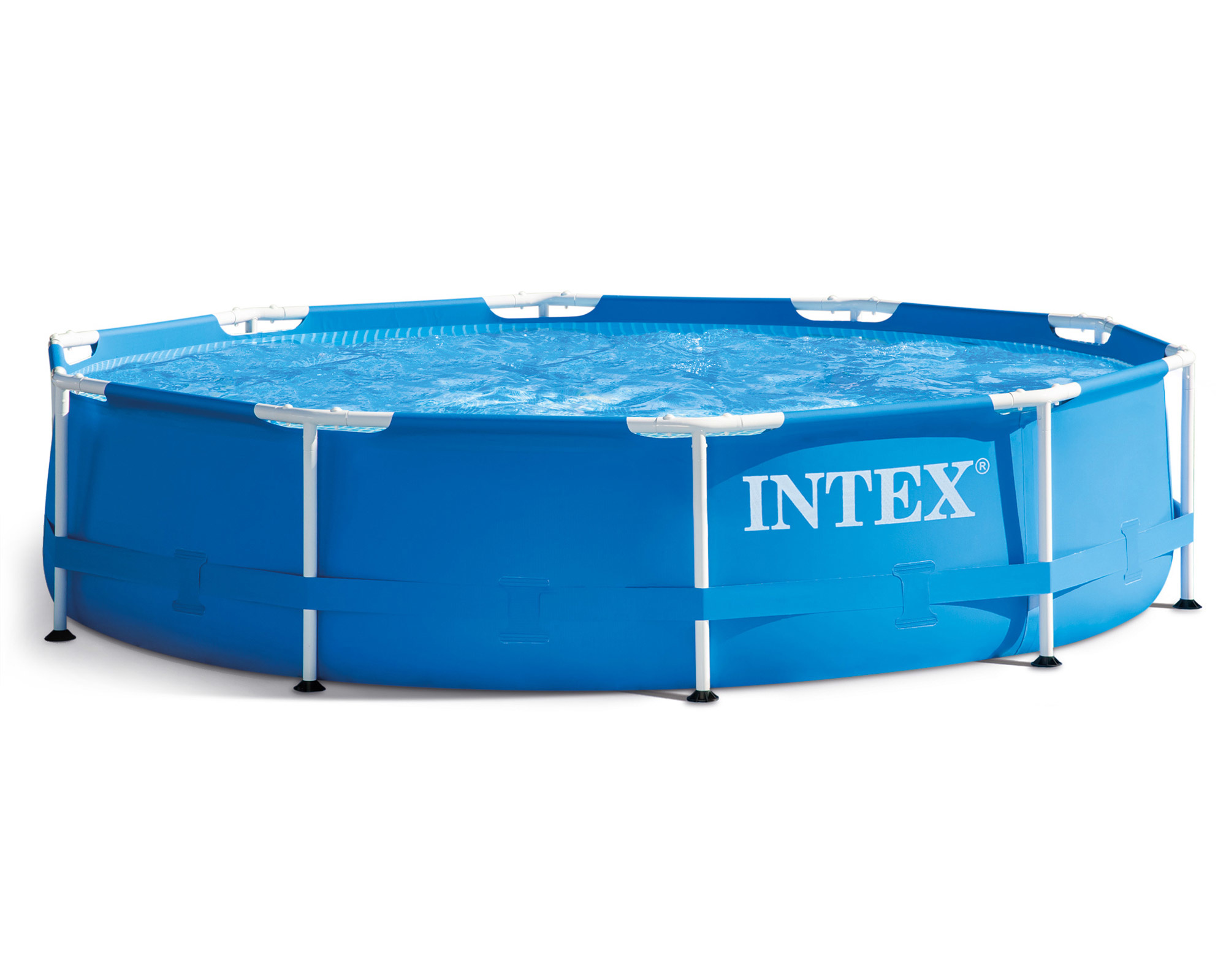 Intex opzetzwembad - 305x76 cm - PVC - blauw