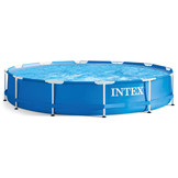 Intex opzetzwembad - Ø366 cm - blauw - incl reparatiekit & zeil