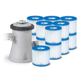 Intex zwembad filterpomp - 1250L per uur - incl 13 filters - 32mm