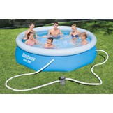 Bestway opblaas zwembad - rond - 305cm - incl fitlerpomp