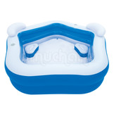 Bestway opblaas zwembad - 213x206x69cm - blauw