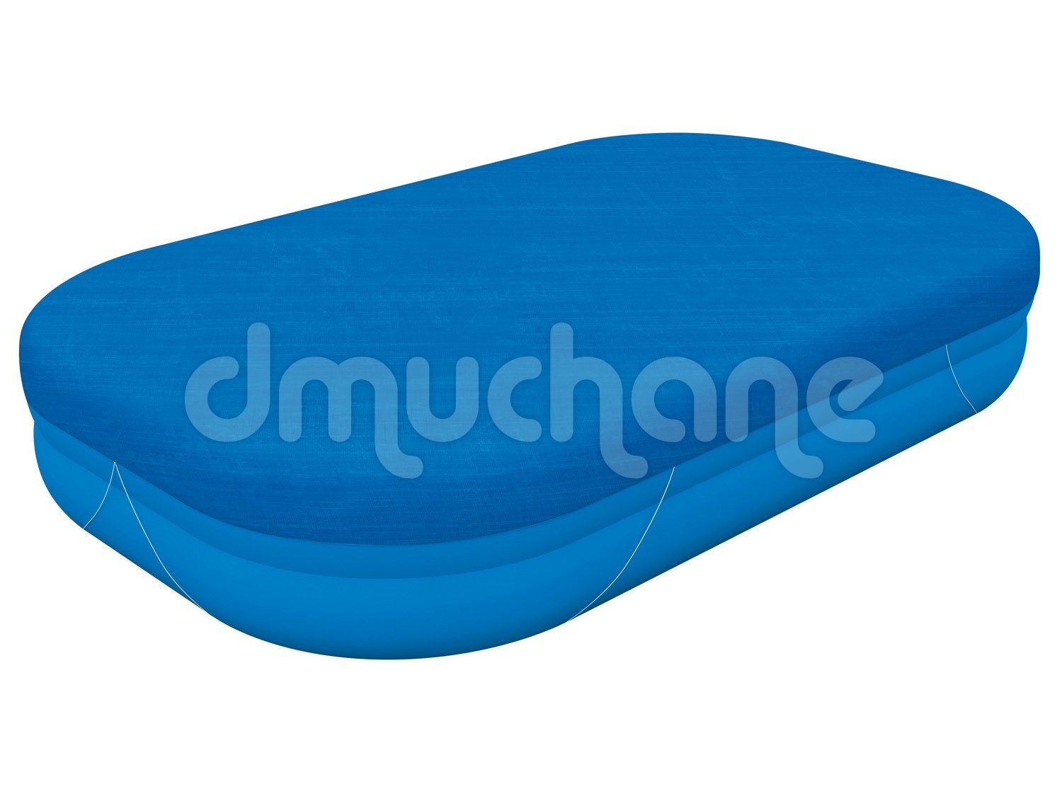 Bestway opblaas zwembad - 262x175x51cm - incl mat en afdekzeil