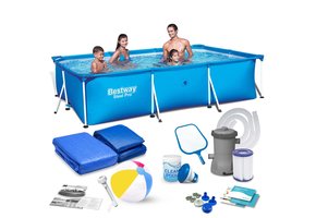 Bestway opzetzwembad - filterpomp & accessoires - 300x201x66cm