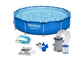 Bestway opzetzwembad - 366x76 cm - incl filterpomp & accessoires