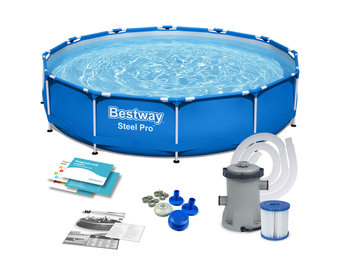 Bestway opzetzwembad - 366x76 cm - incl filterpomp & accessoires