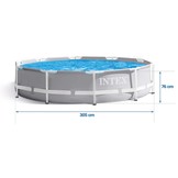 Intex opzetzwembad - 305x76 cm - filterpomp & accessoires - grijs