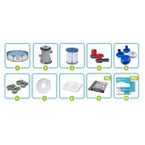 Bestway opzetzwembad - 305x76 cm - incl filterpomp & reparatiekit