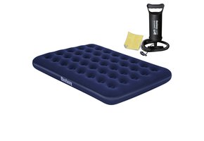 Bestway Luchtbed - 2 persoons - 191x137x22cm - met pomp - blauw
