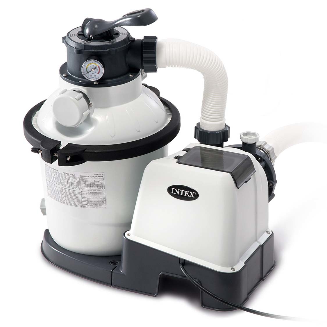 Intex zandfilterpomp - 4500L per uur - 254mm - incl 25 kg zand