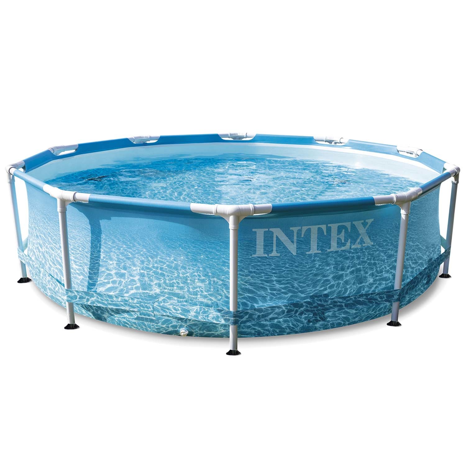 Intex opzetzwembad - 305cmx76cm - water print - filterpomp & accessoires