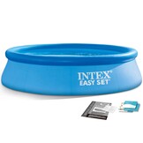 Intex opblaas zwembad - 244cm - rond - blauw