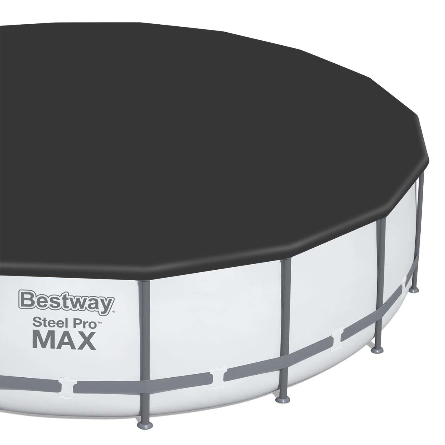 Bestway opzetzwembad - Ø396cm - filterpomp & accessoires - wit