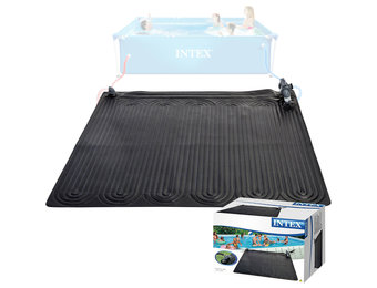 Intex - zwembad verwarmingspaneel - 120x120cm - 3-5°C - zwart