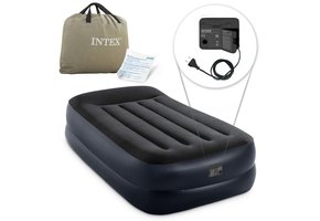 INTEX Luchtbed - 1 persoons - ingebouwde pomp - 191x99x42 cm
