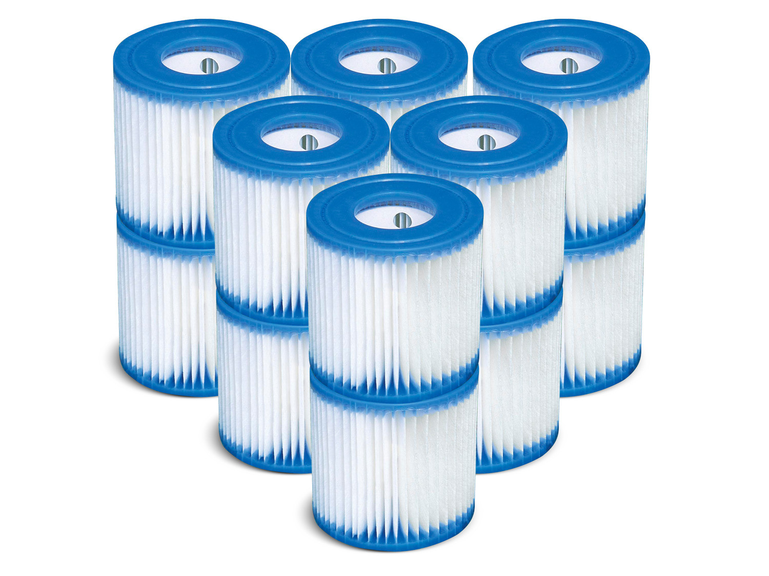 Intex - zwembad filters - H-filter - 9x10,5cm - 12st - voor 28601/28602 pomp