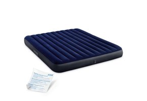 INTEX Luchtbed - 2 persoons - 203x183x25cm - marineblauw