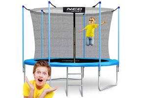 Trampoline - ø312cm - Max. 150 kg - incl. metalen trapje & net