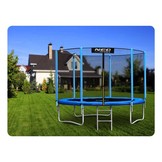 Trampoline - ø312cm - blauw - 150kg max - met ladder en net