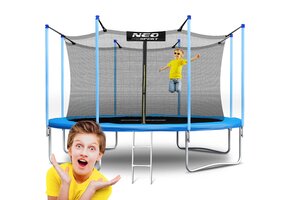 Trampoline - ø374 cm - 150 kg max. - met ladder & net