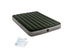 INTEX Luchtbed - 2 persoons - 191x137x25cm - groen, grijs